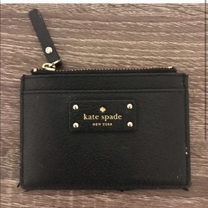 Black Kate Spade Card Wallet
